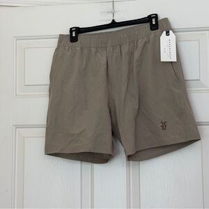 NWT Boxercraft Riptide Short Latte Khaki Men’s Taupe Elastic-Waist Shorts Size M